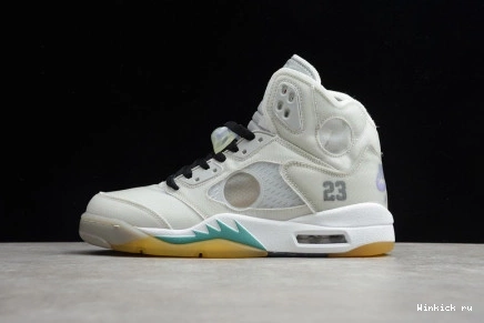 GREY - OF AIR GREEN JORDAN 5 SP 0710